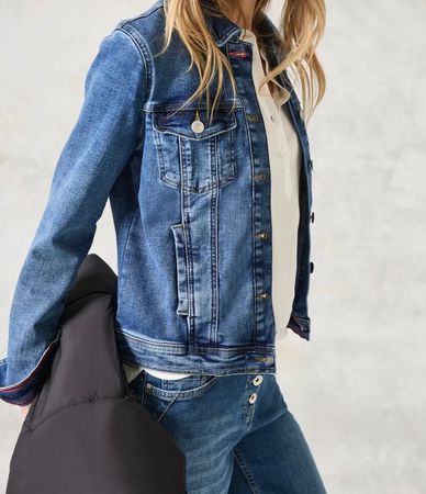 CECIL Übergangsjacke Jacke Jeansjacke Denim XXL 46