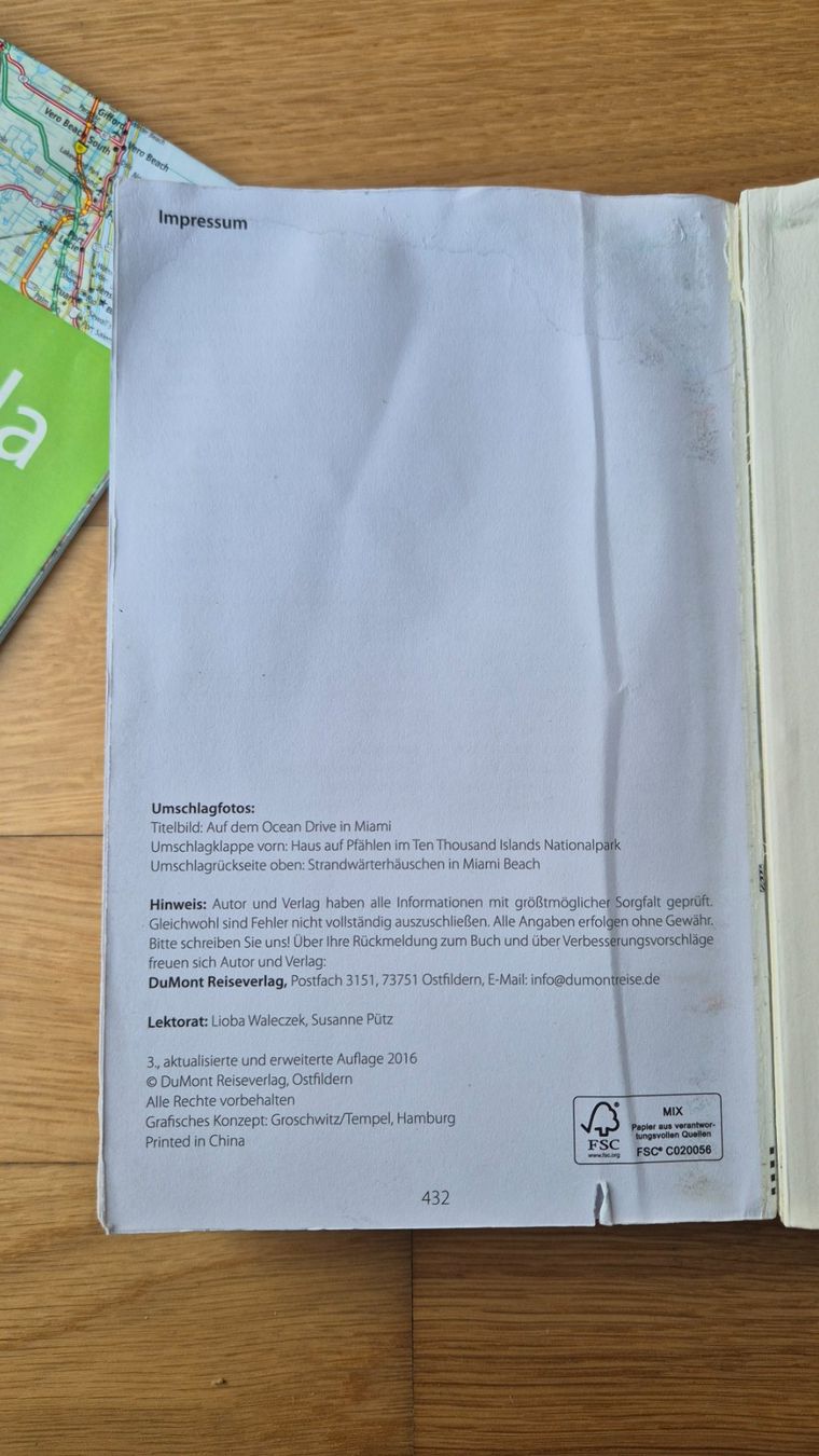 Libri: Reiseführer Florida von Dumont – Usato da Bitsch venduto da cka_6hff 4