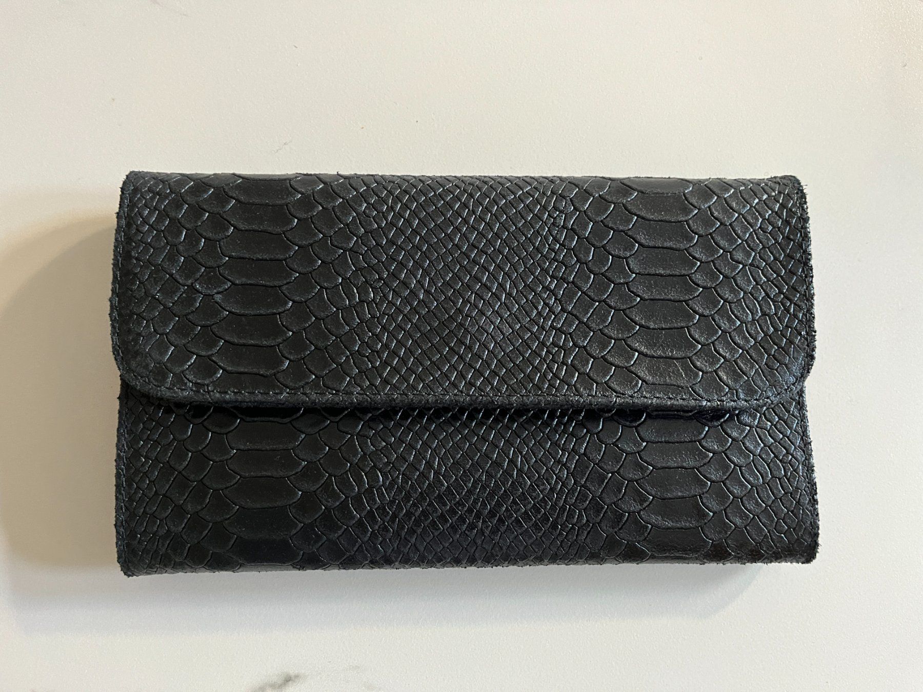 Borse da donna: Clutch, Leder, schwarz, – Usato da Bern venduto da cubus01