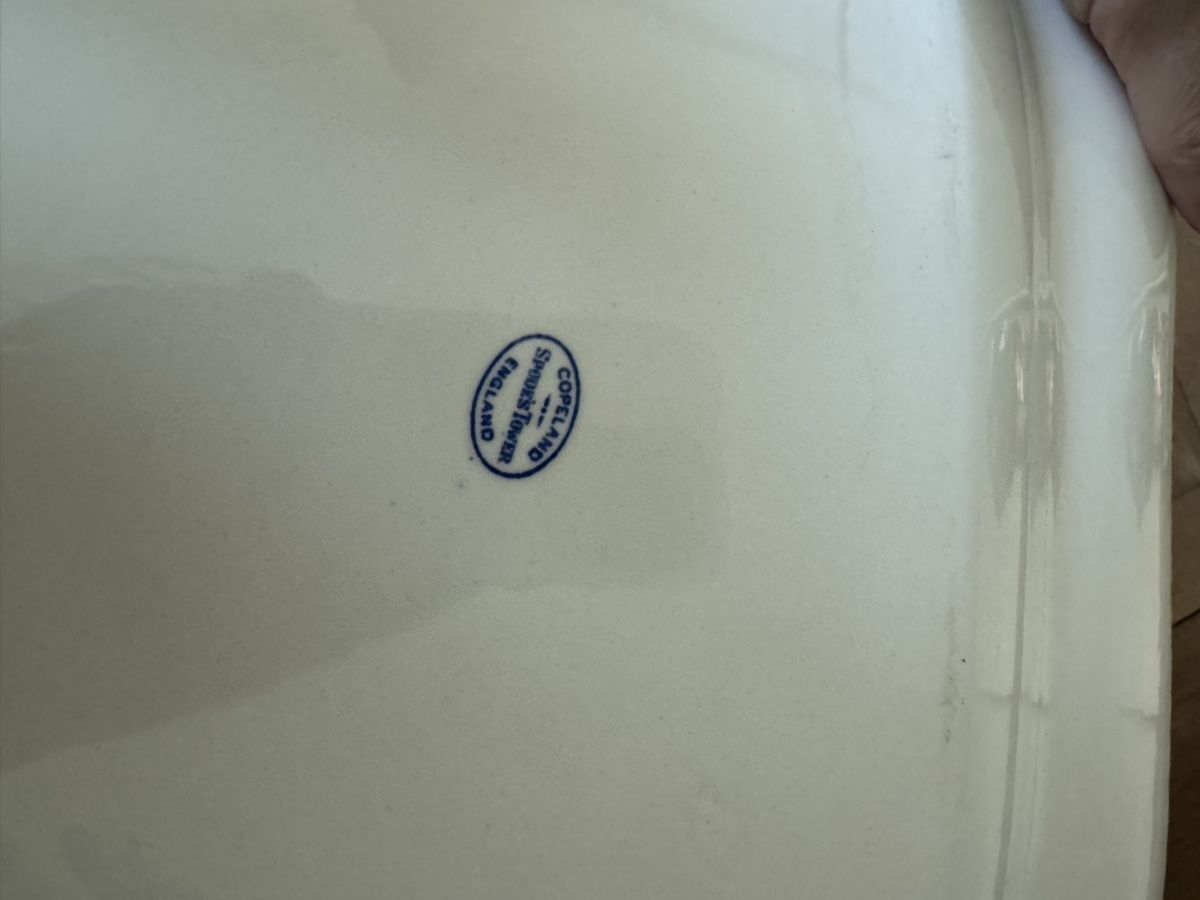 Spode Piatti di portata: 2x grosse Platten/Servierteller Copeland Spode's Tower  – Usato da Nidau venduto da leo_h2vb 2
