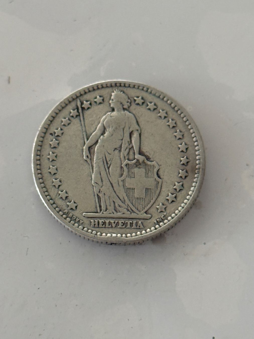 Tutti le monete: 2 Franken 1908  sehr Rar – Usato da Wallisellen venduto da SWISS_SILVER1 1