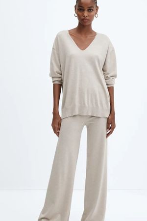 🤩ZARA STRICK-HOSE BEIGE NEU