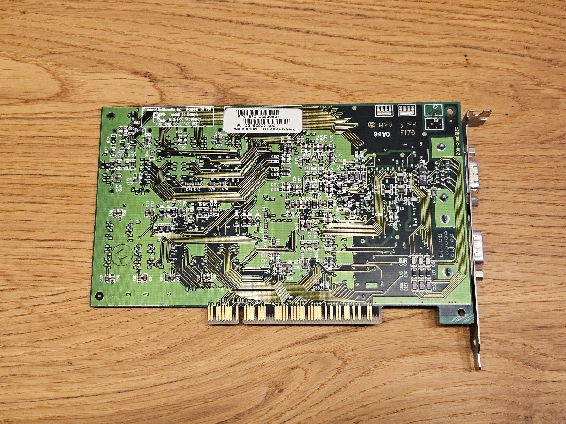 Schede grafiche: Diamond Monster 3DFX Vodoo 1 - 4MB - PCI – Usato da Reinach BL venduto da doctor_gonzo 2