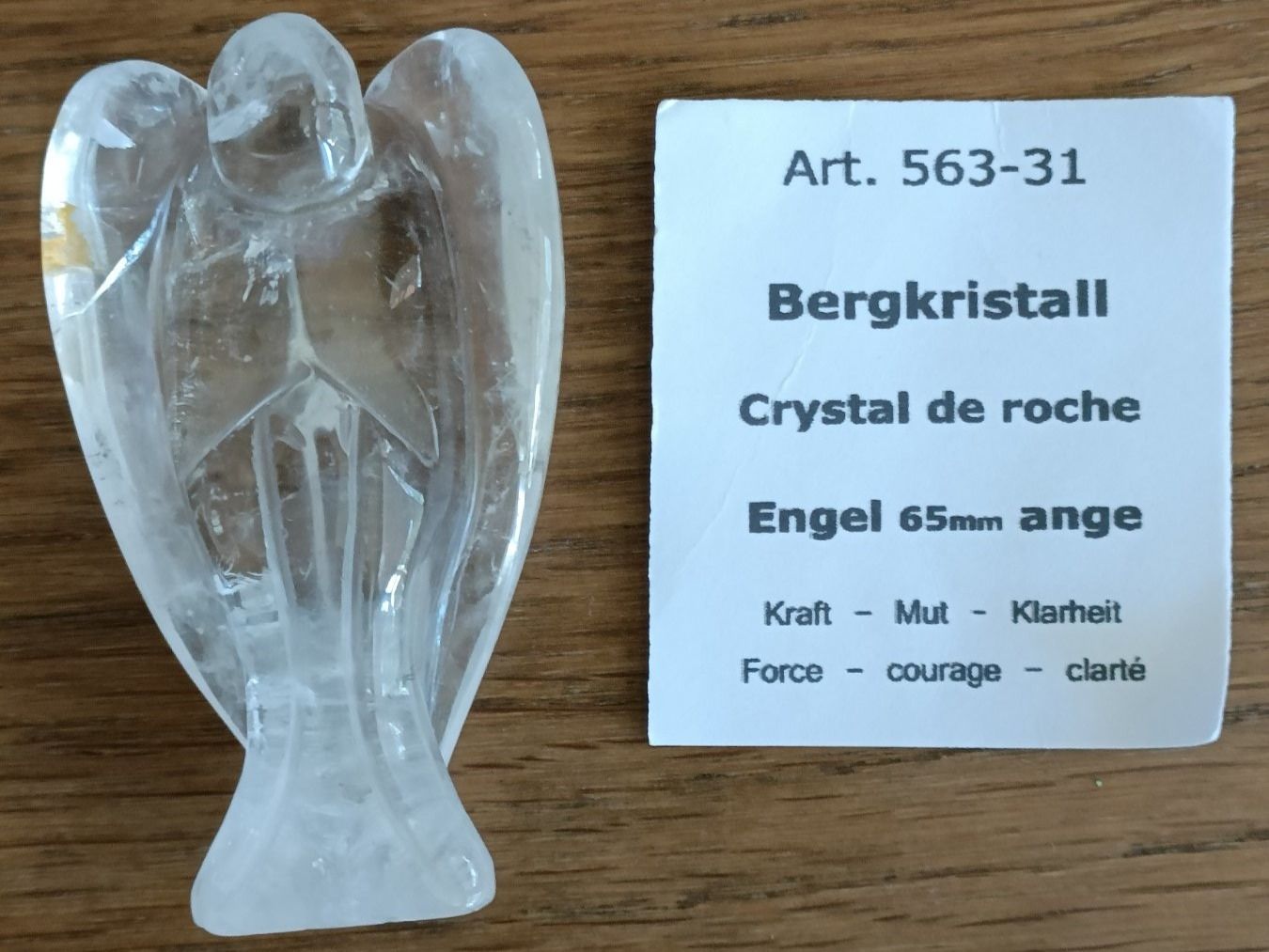 Mineralien & Heilsteine: Engel Bergkristall XL – Neu (gemäss Beschreibung) aus Rotkreuz von Basana2