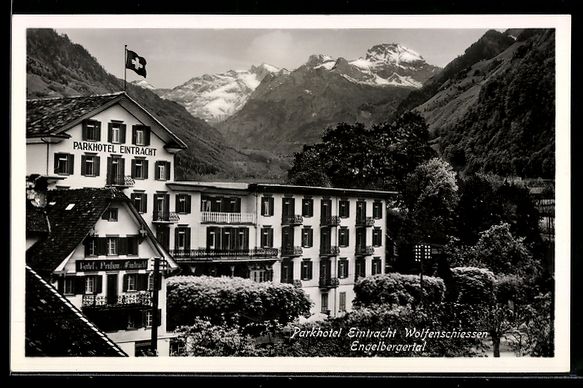 Cartes postales: Wolfenschiessen, Parkhotel Eintracht, En – D'occasion à Berlin par bartko-reher