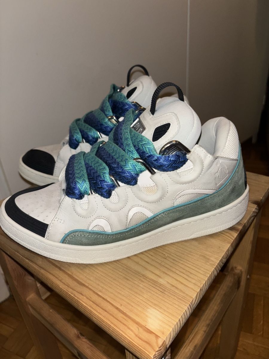 Lanvin Scarpe da uomo: Baskets Lanvin Curb turquoise à moitié prix !!! – Nuovo (secondo la descrizione) da Chêne-Bougeries venduto da sor_9rzp