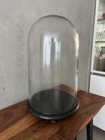 Antike sehr grosse Glas Glocke / Glaskuppel