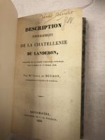 "Description topographique de la chatellenie du Landeron"