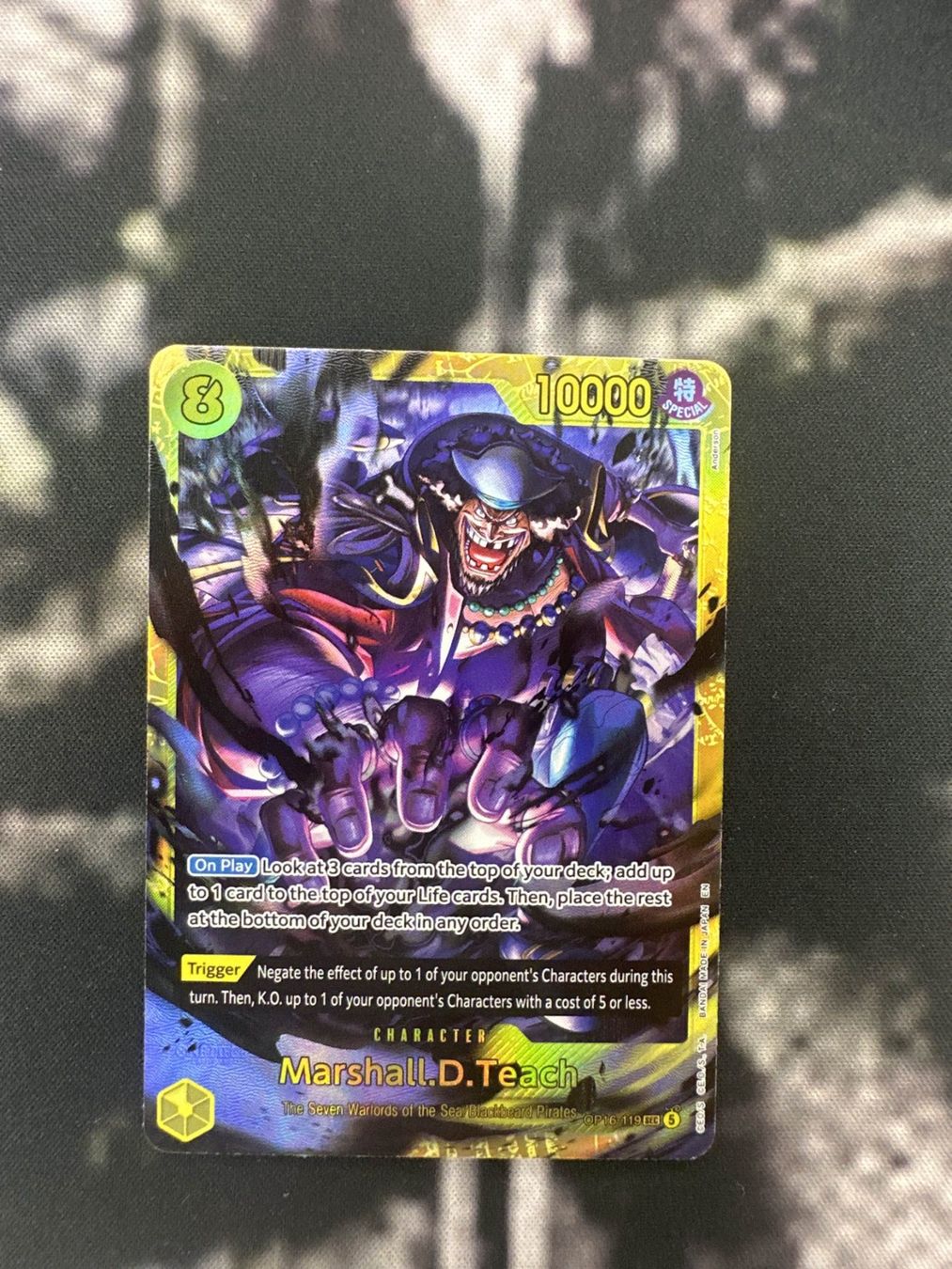 Bandai Cartes à collectionner: One Piece Marshall.D.Teach (OP16-119) – D'occasion à Aesch BL par LeekTCG