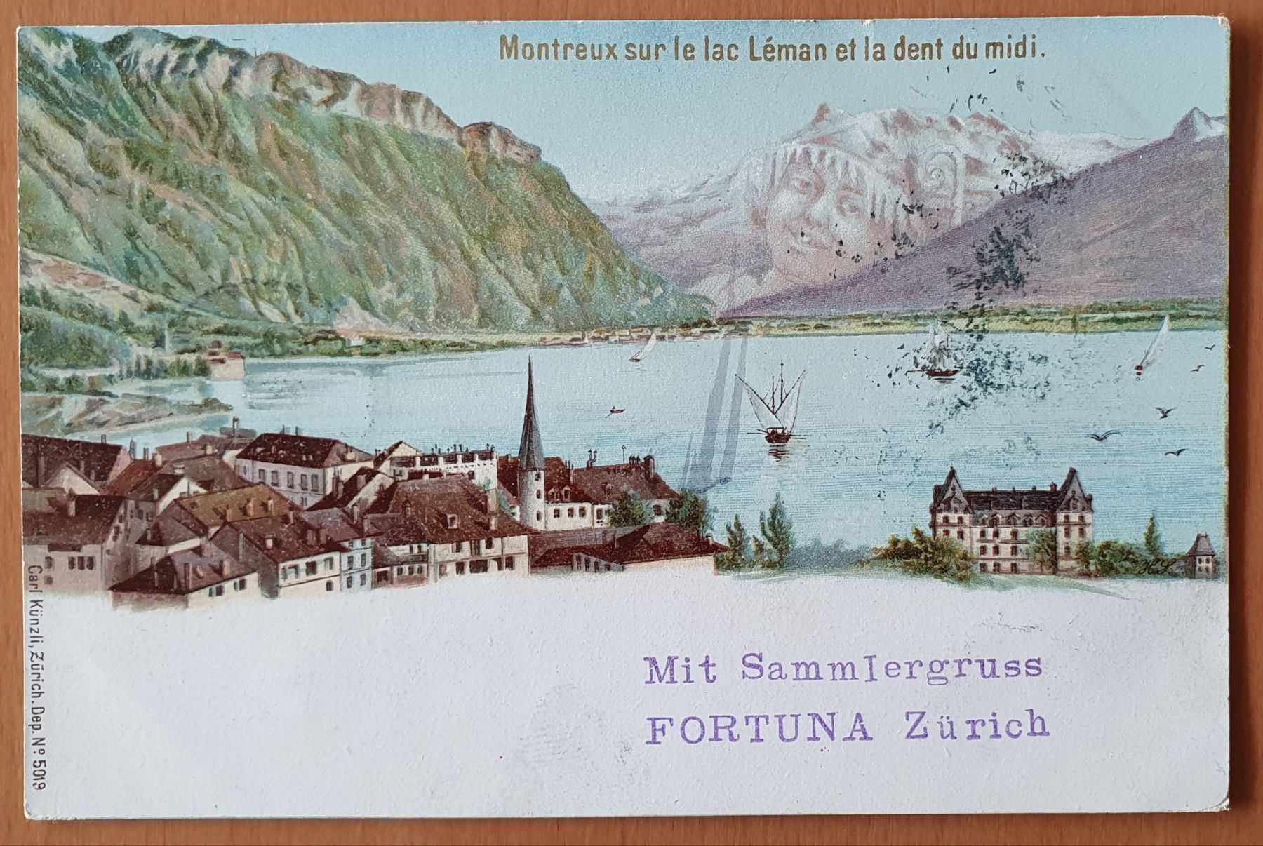 Cartoline postali: Montreux 1899 – Usato da Kreuzlingen venduto da Rschweiz1