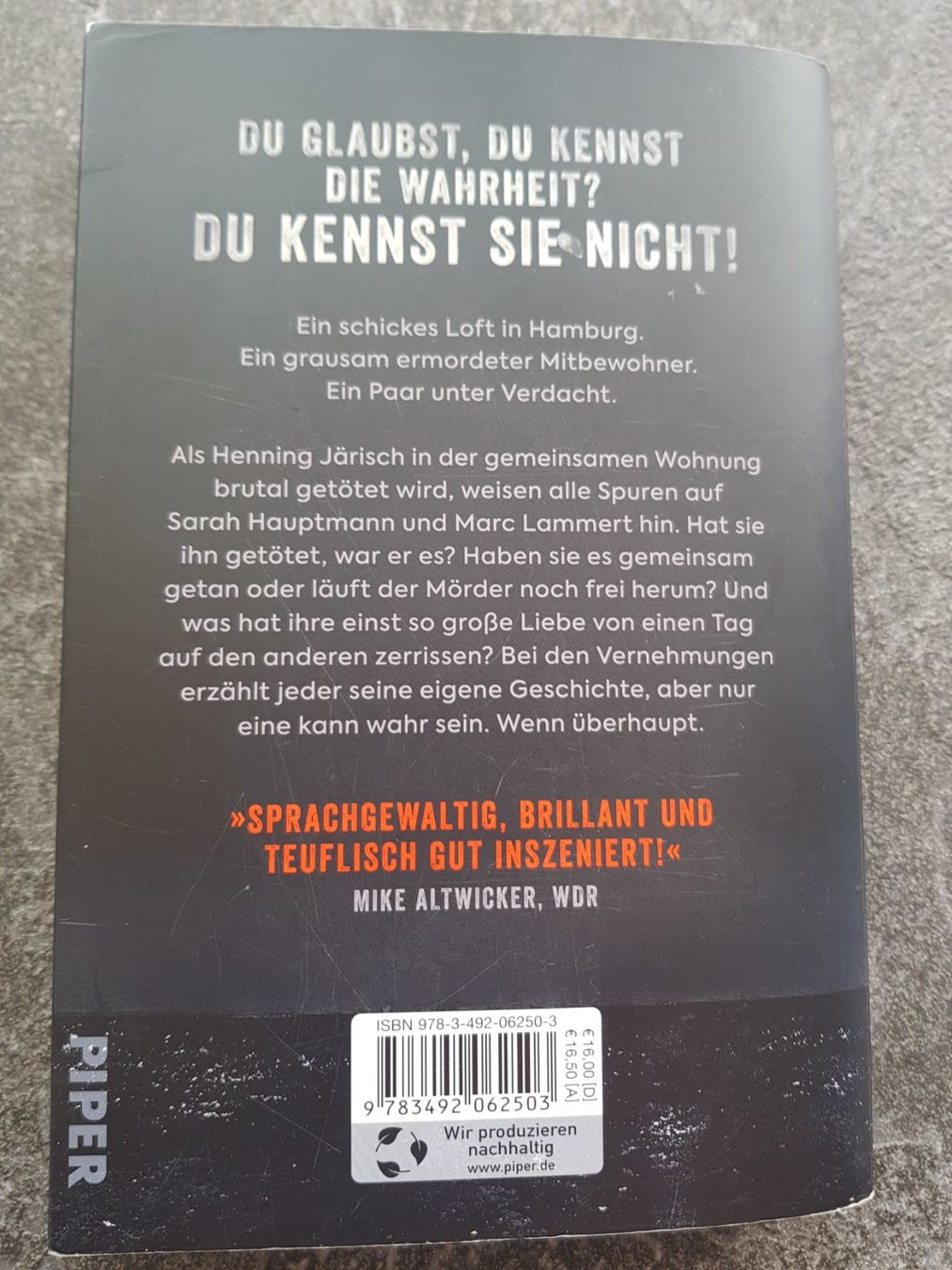 Libri: Das LOFT / Linus Gescheke/ Thriller – Usato da Dietikon venduto da marconi07 1