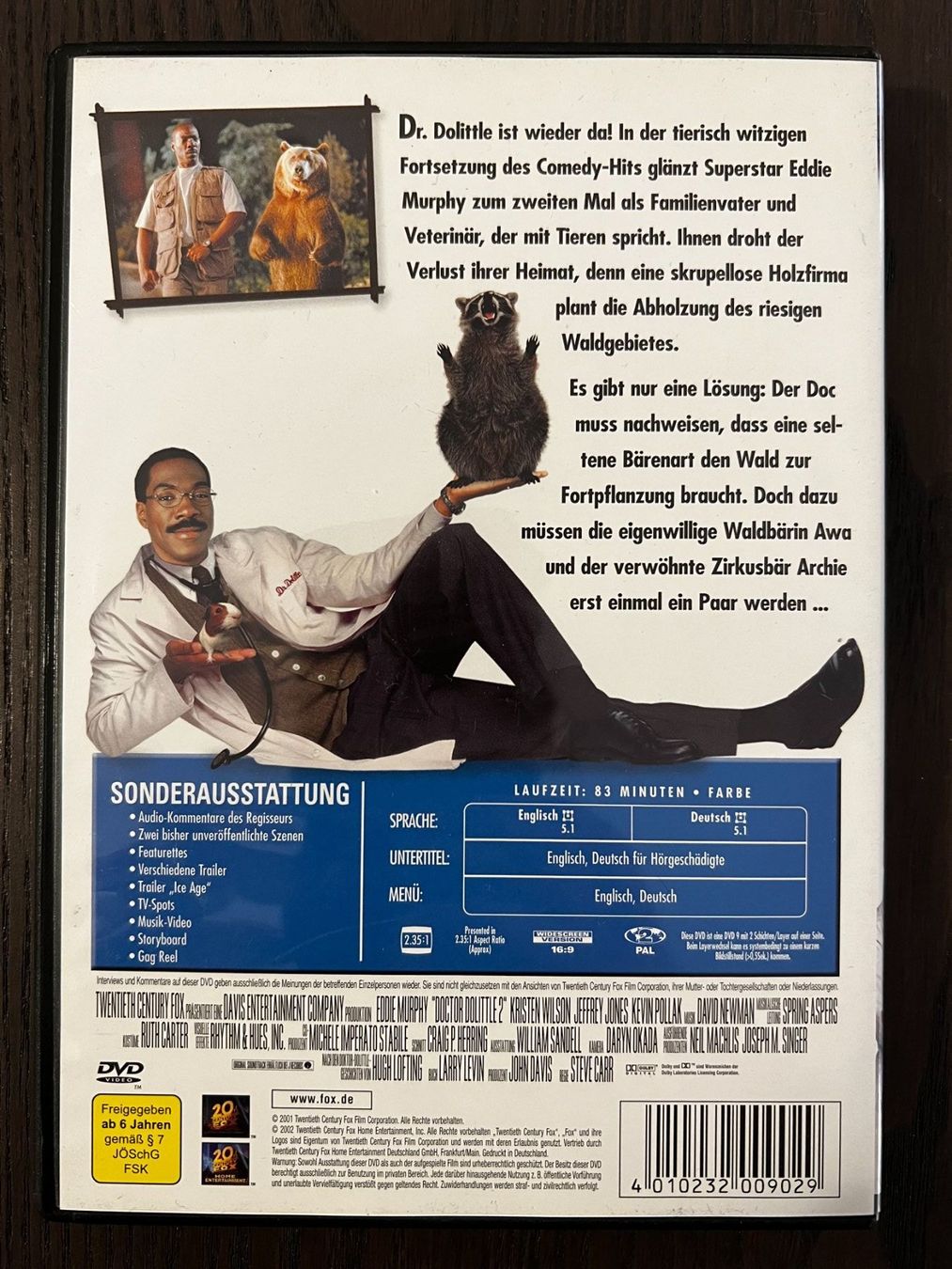 Tutti i DVDs: Dr. Dolittle 2 – Usato da Zürich venduto da FilmFreunde 1