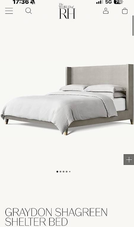 Musikinstrumente: Restoration Hardware RH Shagreen Bed – Gebraucht aus Herrliberg von jil_y77h 2