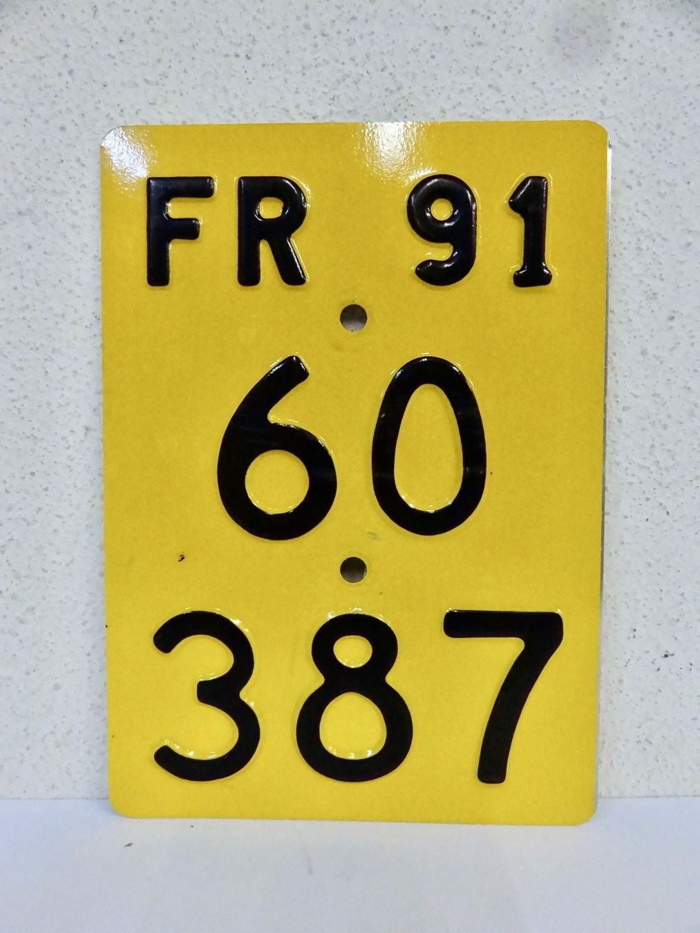 Beagle Ecriteaux: FR 91 MOFANUMMER MOFANUMMERNSCHILD TÖFFLINUMMER 1991 – D'occasion à Kerzers par djstarsky73