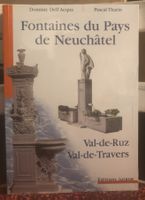 Livre "Fontaines du Pays de Neuchâtel"