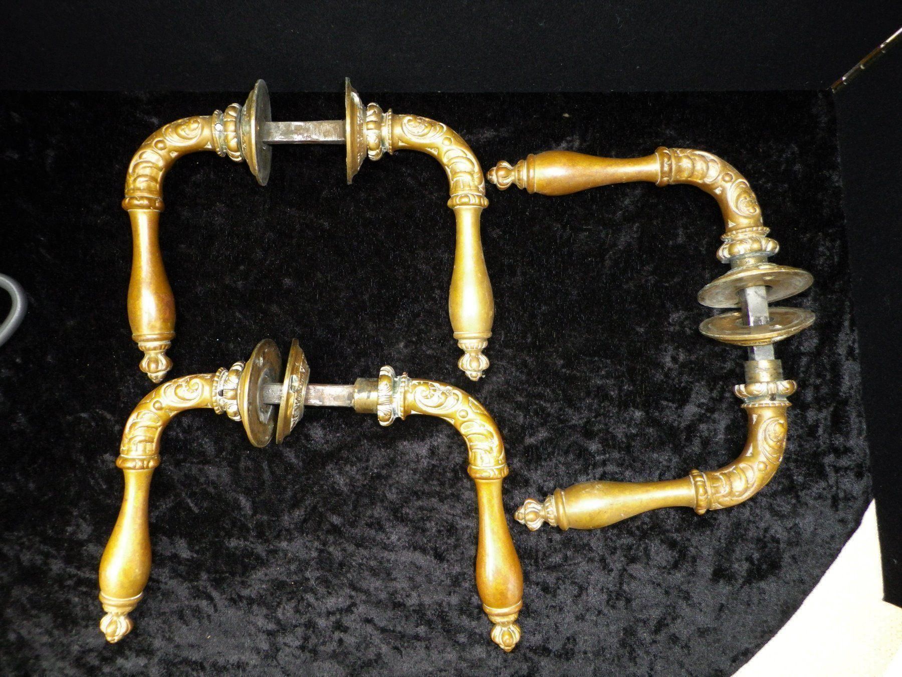 Ferramenta: Türklinken Jugendstil 3 Paar – Usato da Reinach BL venduto da Annodomini