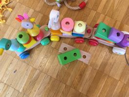 Spielzeug Tierli-Zug für Kleinkinder