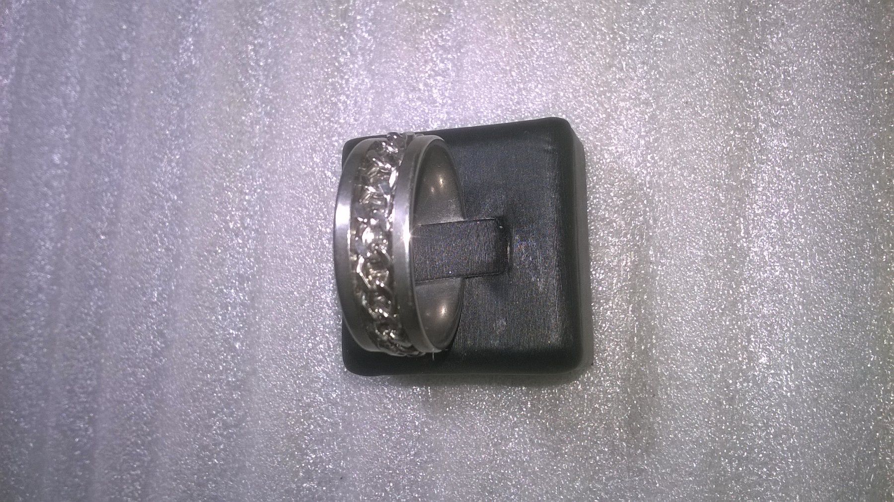 Bagues: RING EDELSTHAL,,,SILBER FARBE,,,GLANZIG – Neuf (Voir description) à Basel par bijoutrie_4 3