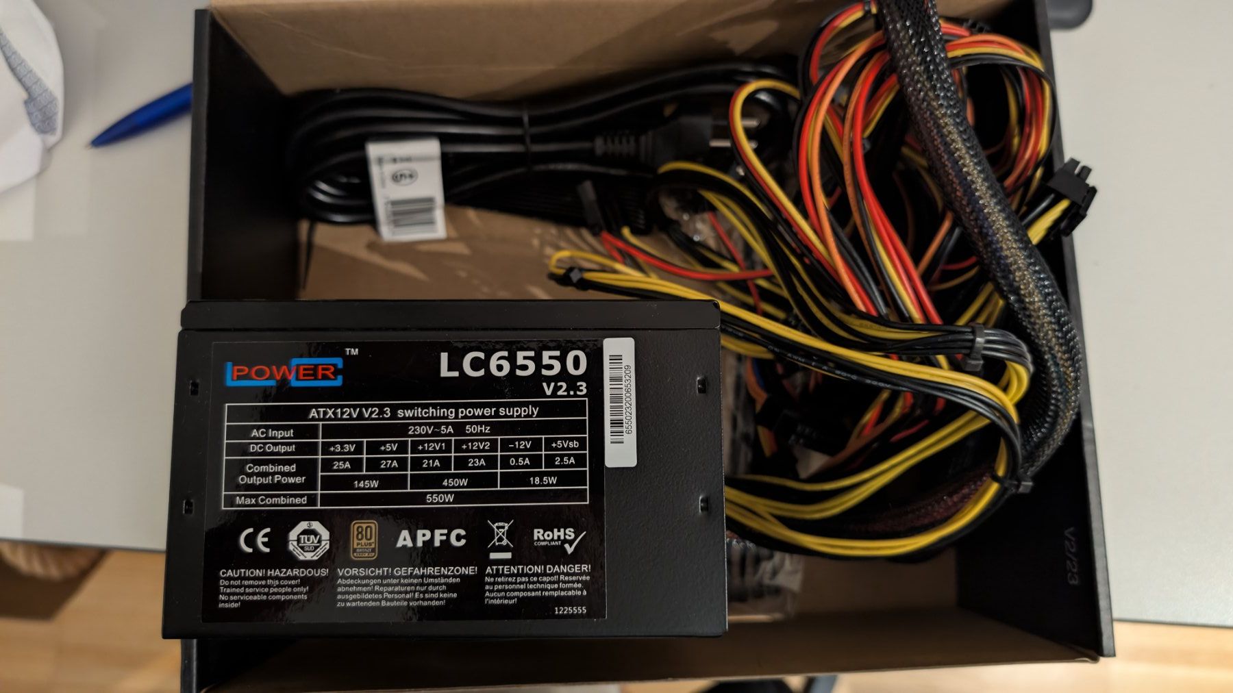 Composants électroniques: LC Power Netzteil 550W – D'occasion à Hochdorf par Teftan