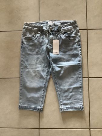 Jeans knielang