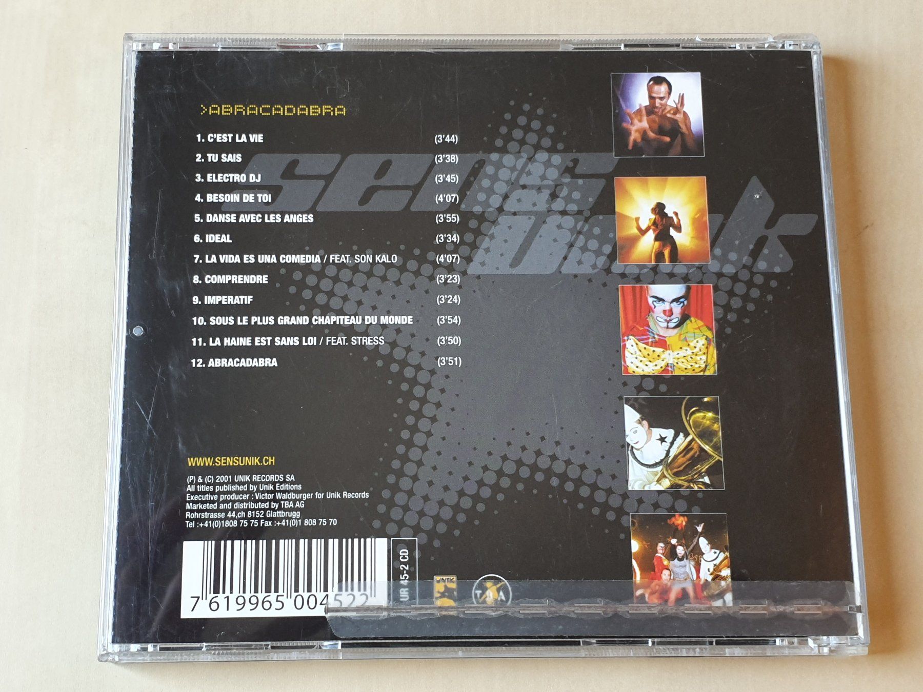 CDs: Sens Unik Abracadabra – Gebraucht aus Stansstad von collectorsshop 1