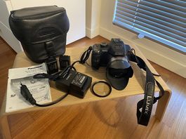 Panasonic Lumix FZ100 inkl. Zubehör