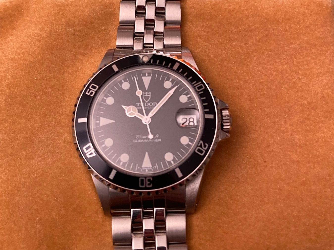 Tudor Orologi: SUBMARINER Tudor mit Oyster Case by Rolex Ref. 75090 – Nuovo e nell'imballaggio originale da Zug venduto da R-L-X 1