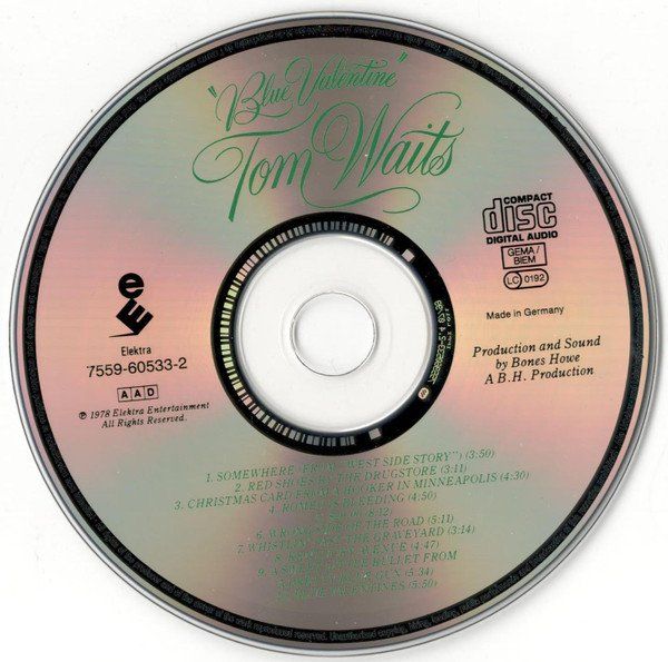 CD: Tom Waits – Blue Valentine - b – Usato da Brittnau venduto da Zibu 2