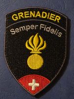 Grenadiers Abzeichen badge neu mit klett