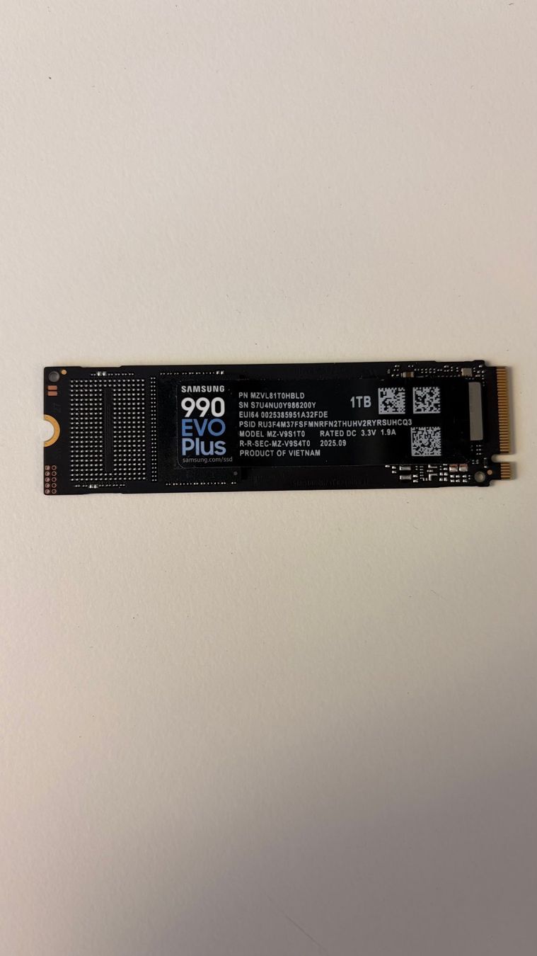 Samsung Dischi rigidi: Samsung M.2 SSD 1TB EVO Plus 990 – Usato da St. Margrethen SG venduto da Grenzgarage1 1