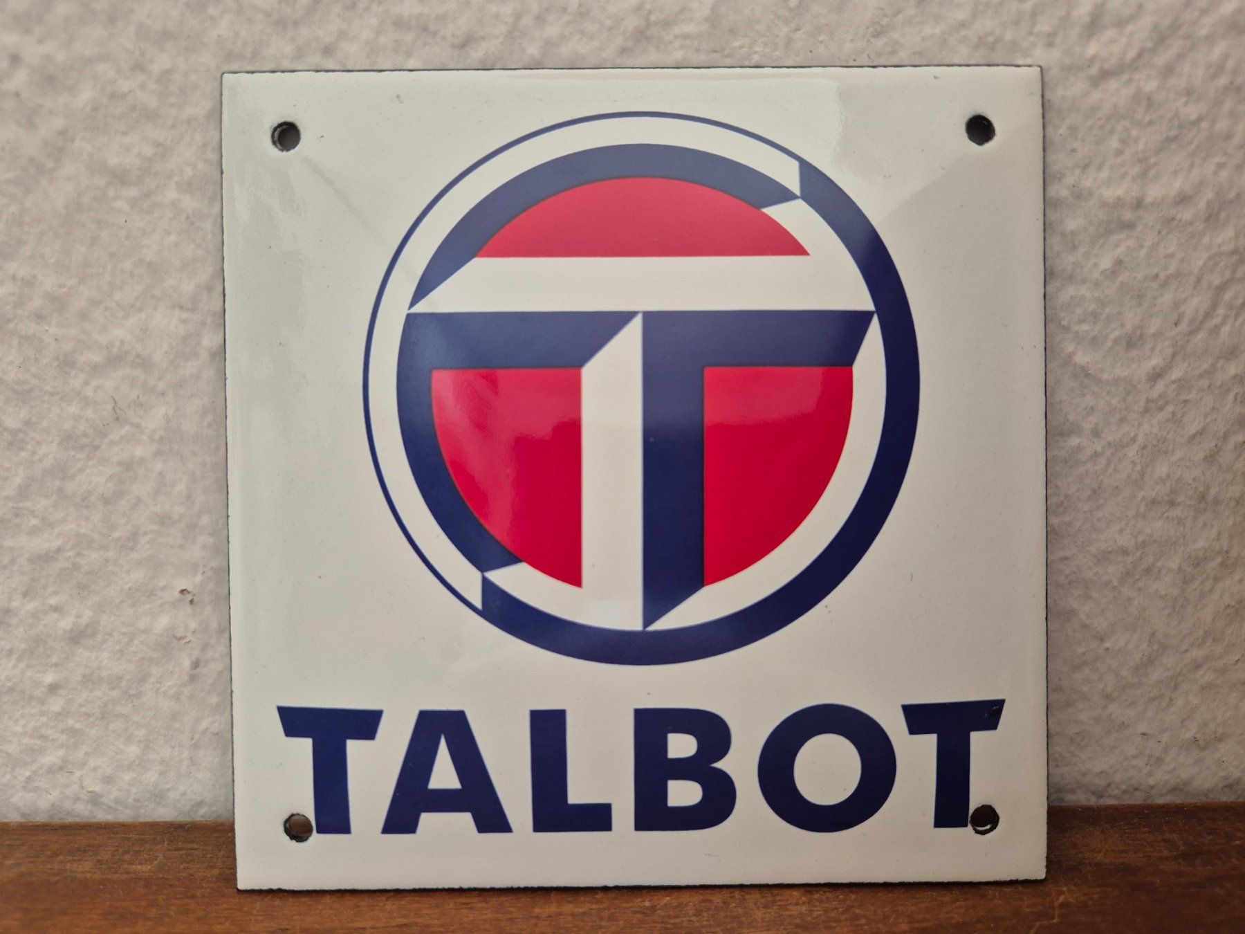 Talbot Insegne: Emailschild Talbot PSA Werkstatt Service Logo Emaille Schild – Nuovo (secondo la descrizione) da Schaffhausen venduto da pfanis09 1