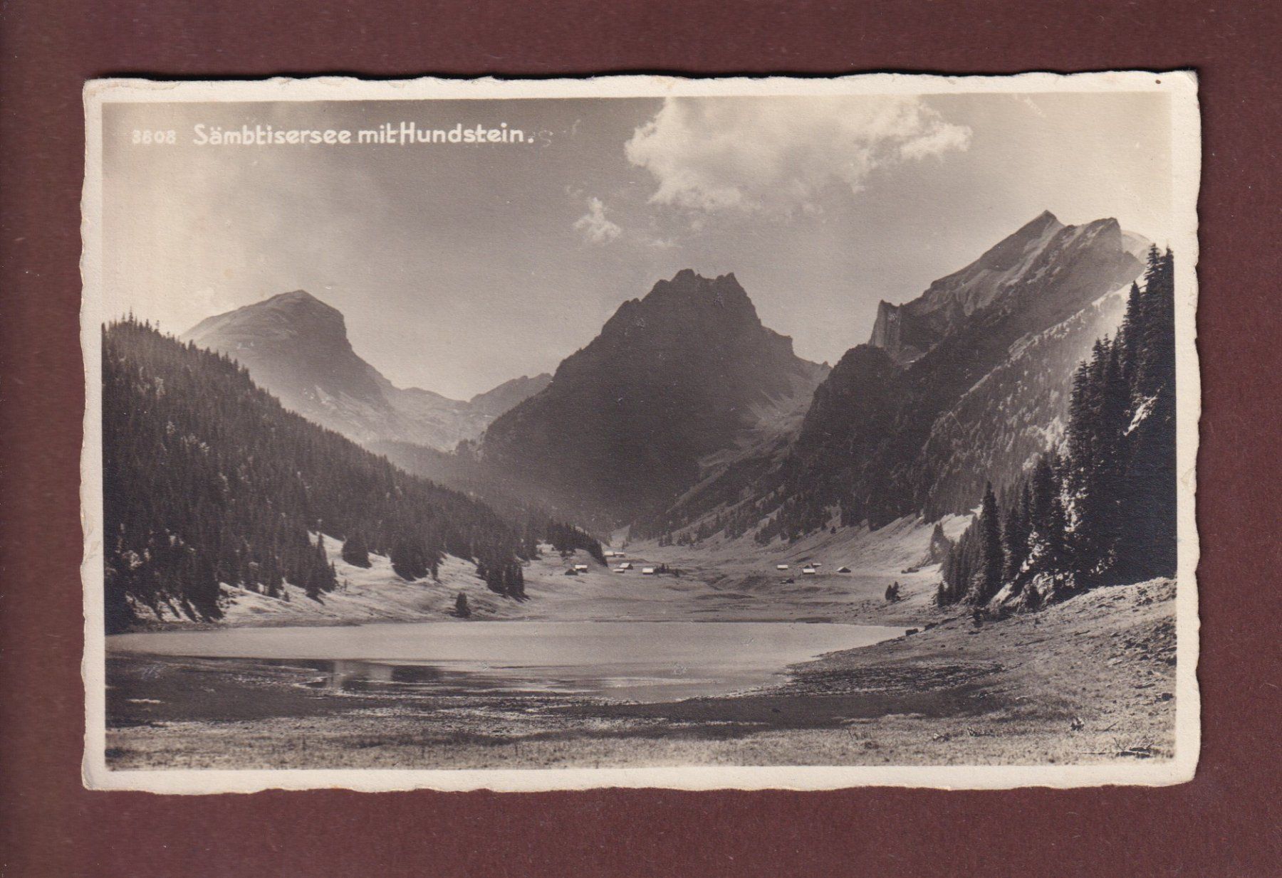 Cartoline postali: SÄMBTISERSEE mit Hundstein – Usato da Pully venduto da nicecards-shop
