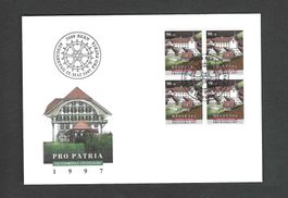 FDC Pro Patria Viererblock 1997