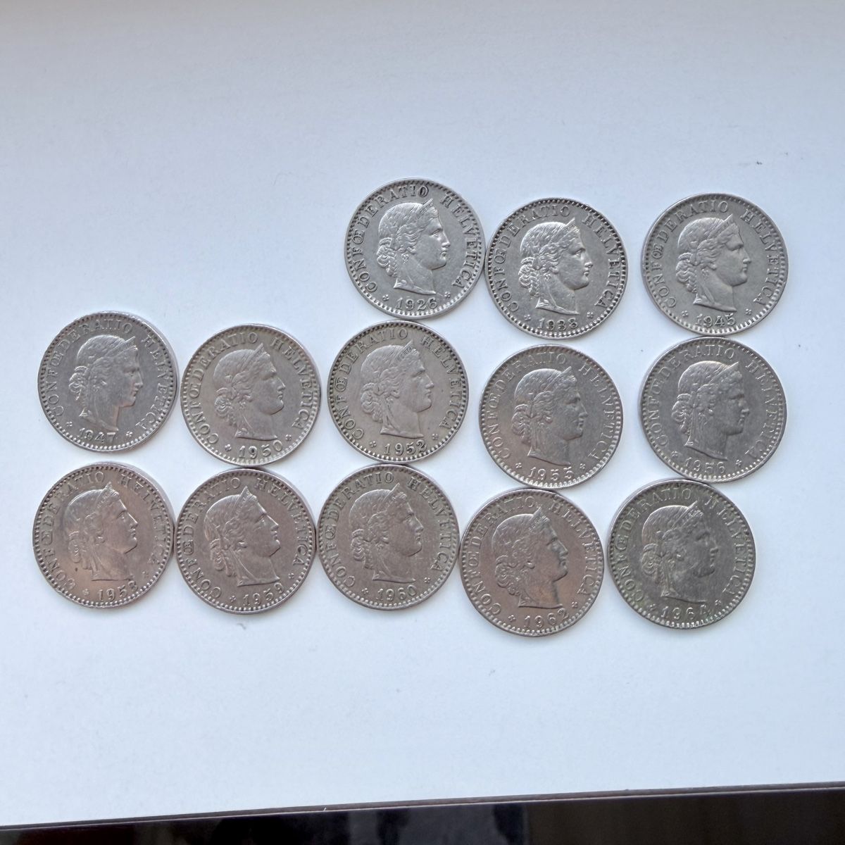 Tutti le monete: 20 Räppler Silber Sammlung – Usato da Zürich venduto da watch_trader 1