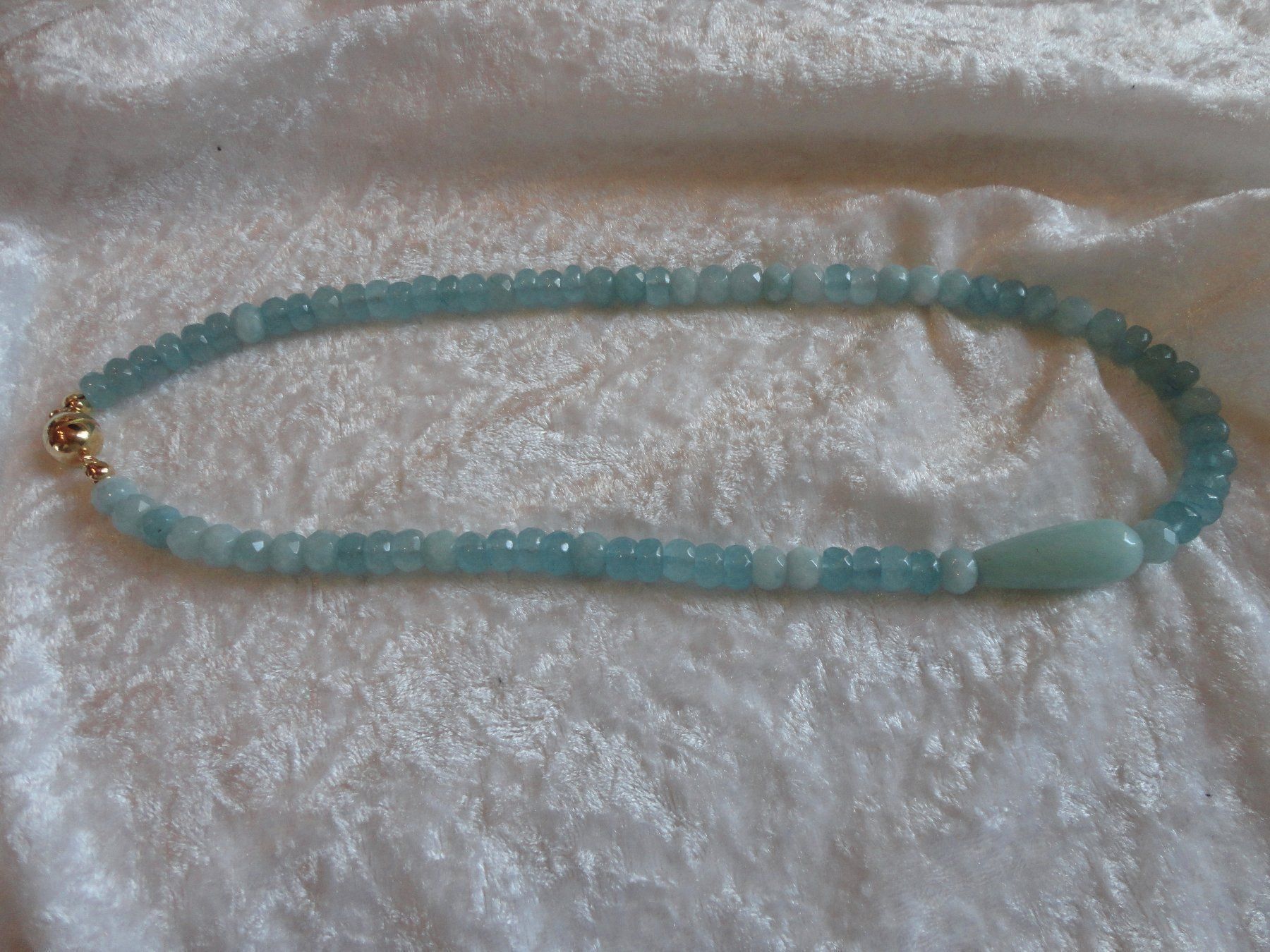 Catenine: Halskette - Aquamarin -behandelt – Nuovo (secondo la descrizione) da Biberist venduto da tl-schmuck