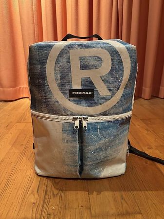 Freitag Fringe R - Bleu et Blanc