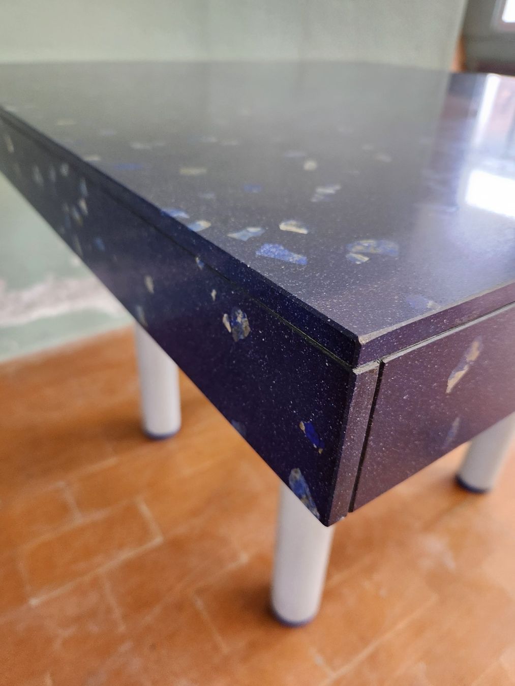 Tavoli: Designer Tisch aus Kunststein mit Lapislazuli – Usato da Lichtensteig venduto da Usedinstorecom 3