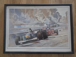 H.H. Frentzen Sauber C15 Hockenheim 1996 Kunstdruck