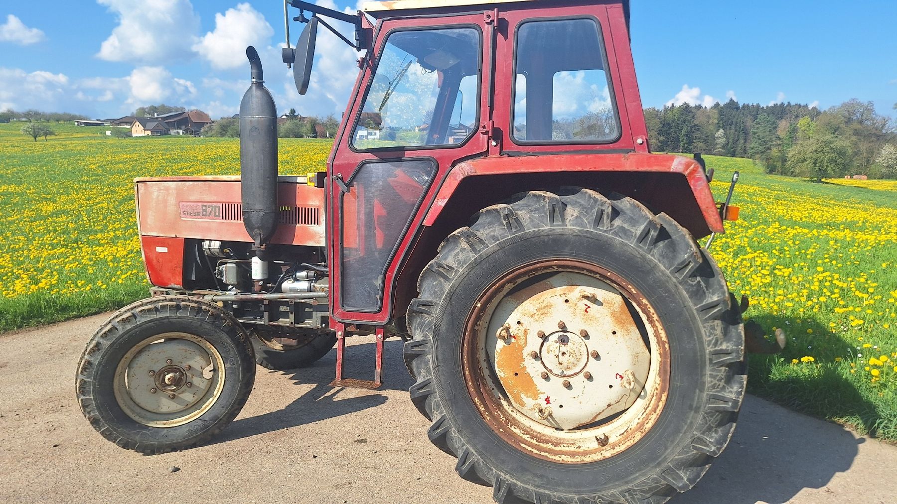Steyr Trattori: Steyr 870 Oldtimer Traktor - zuverlässig im Einsatz! – Usato da Wolfertswil venduto da steyr8070 2