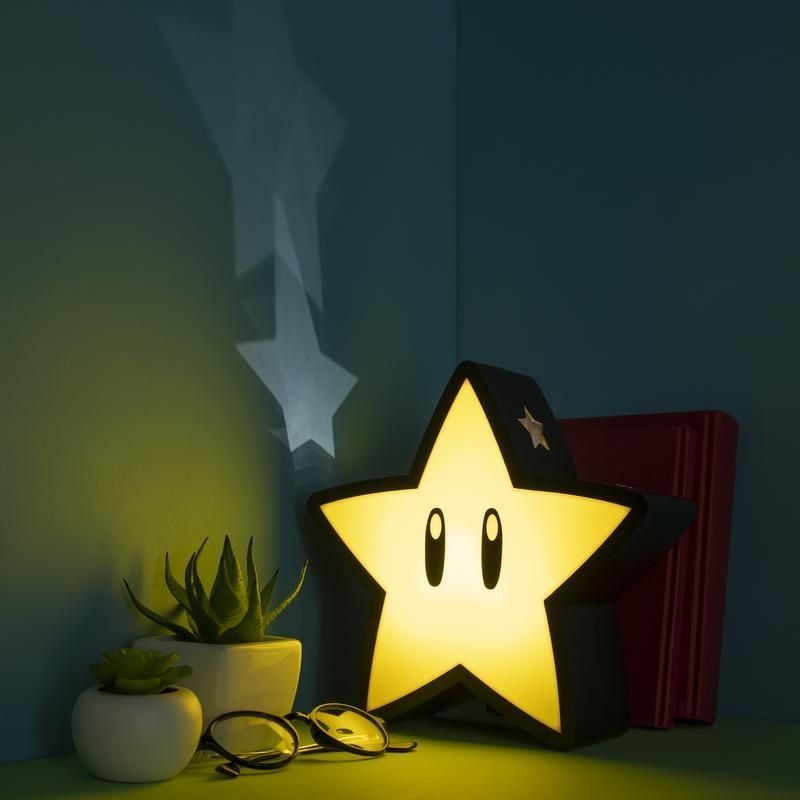 Lampade: Super Mario Super Star Light mit Projektion – Nuovo (secondo la descrizione) da Auw venduto da trend4u_gmbh 1