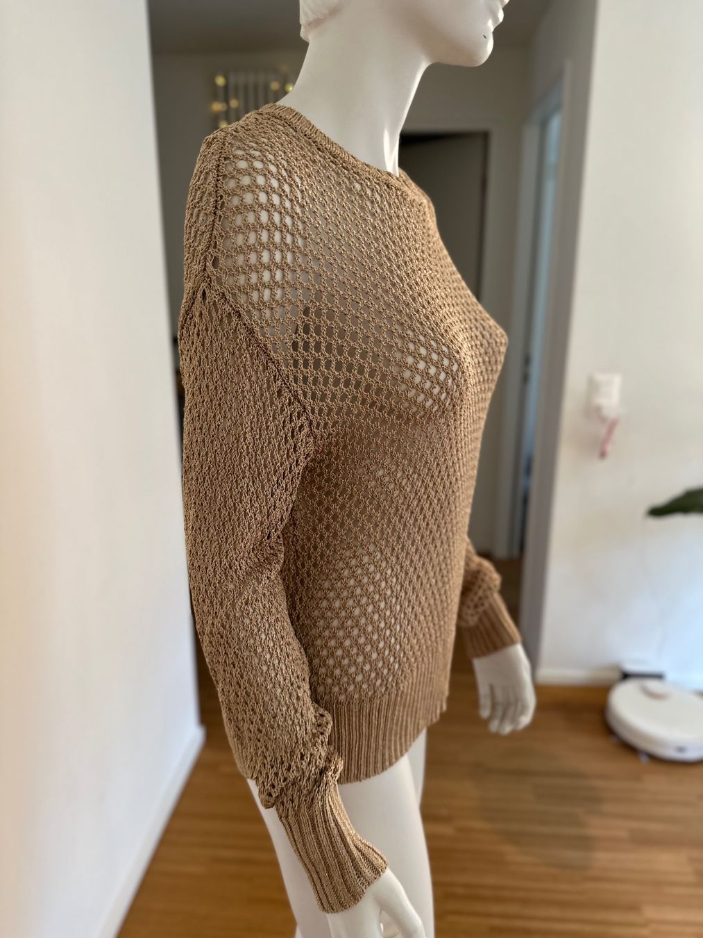 Patrizia Pepe Maglioni & Felpe: Pullover von Patrizia Pepe | Gr. S | gold | Netzoptik – Nuovo (secondo la descrizione) da Kilchberg ZH venduto da nad_6dwp 4