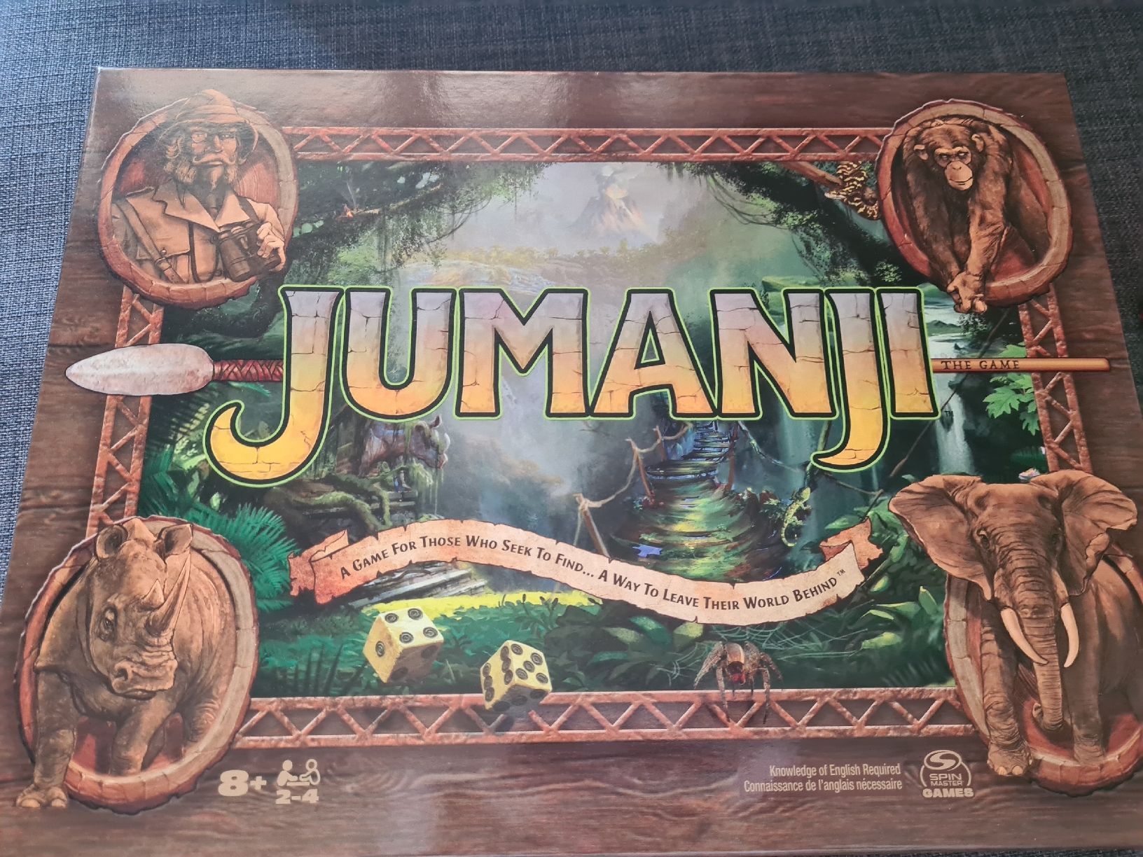 Spiele: Jumanji Boardgame Englishsprachig – Neu (gemäss Beschreibung) aus Schaffhausen von gle_6gfp 4