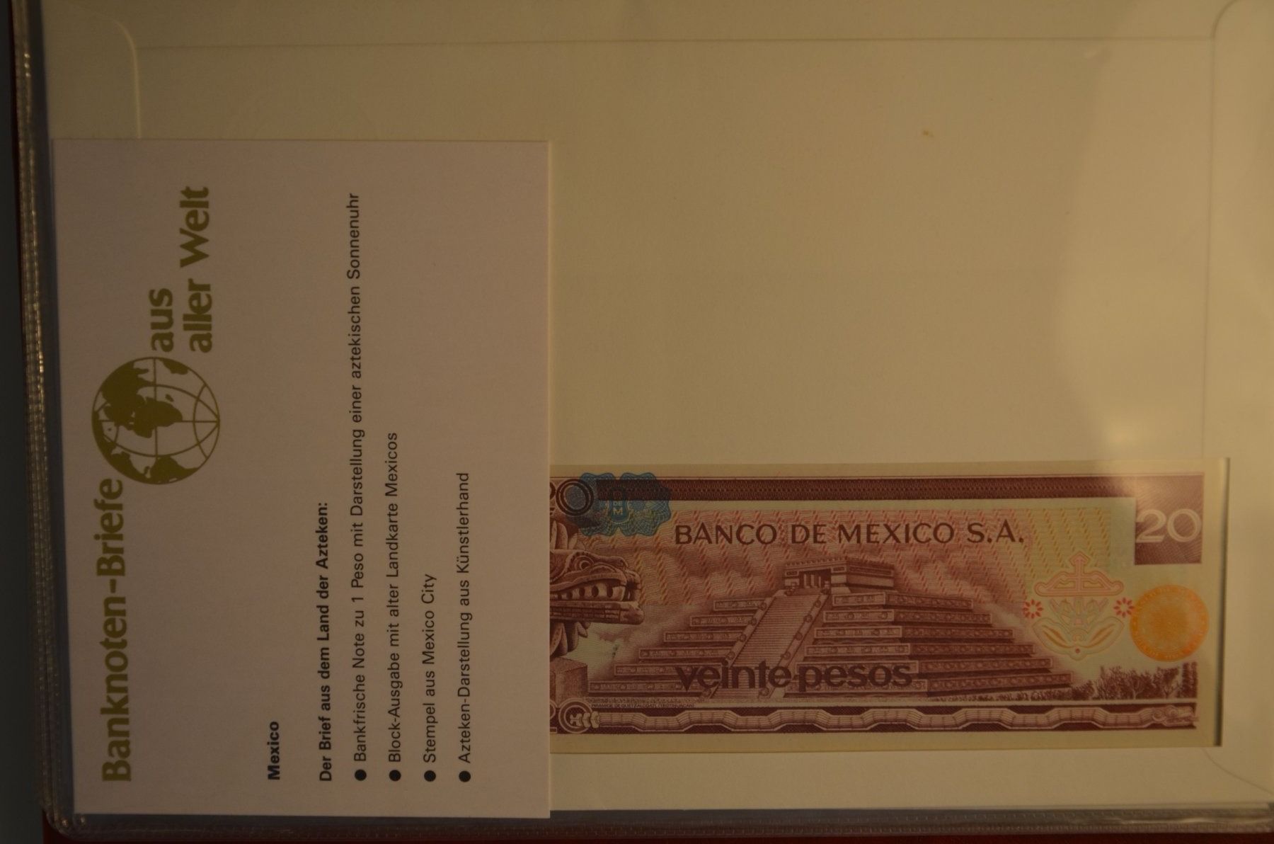 Banconote: Banknotenbrief Mexiko 1985 – Nuovo (secondo la descrizione) da Wetzikon ZH venduto da bausie 1
