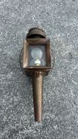 Antike Kutschenlampe klein/ Laterne aus Messing Rarität!