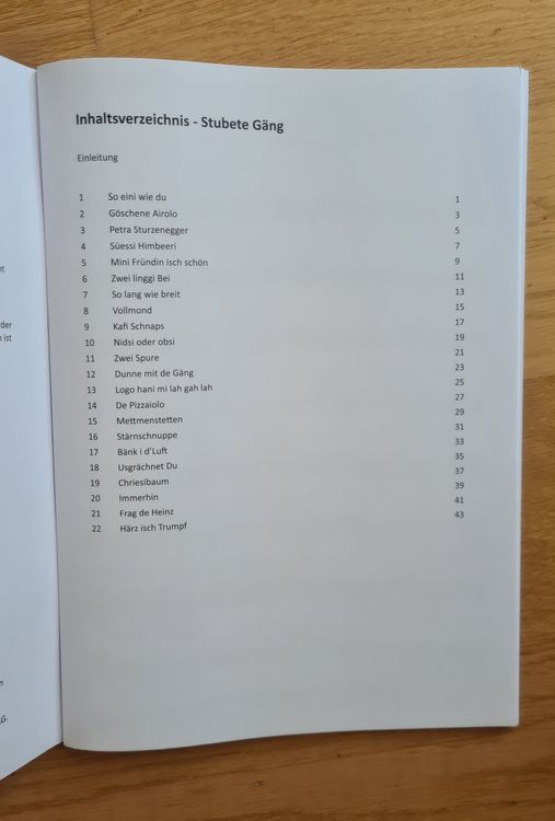 Stubete Gäng 🇨🇭 Notenheft (Gebraucht) in Zug für CHF 15 – mit Lieferung ...