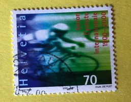Nr.989 GESTEMPELT Radfahrer 2000   Siehe Original Fotos.  ﻿