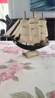 Maquette de voilier en corne artisanale occasion