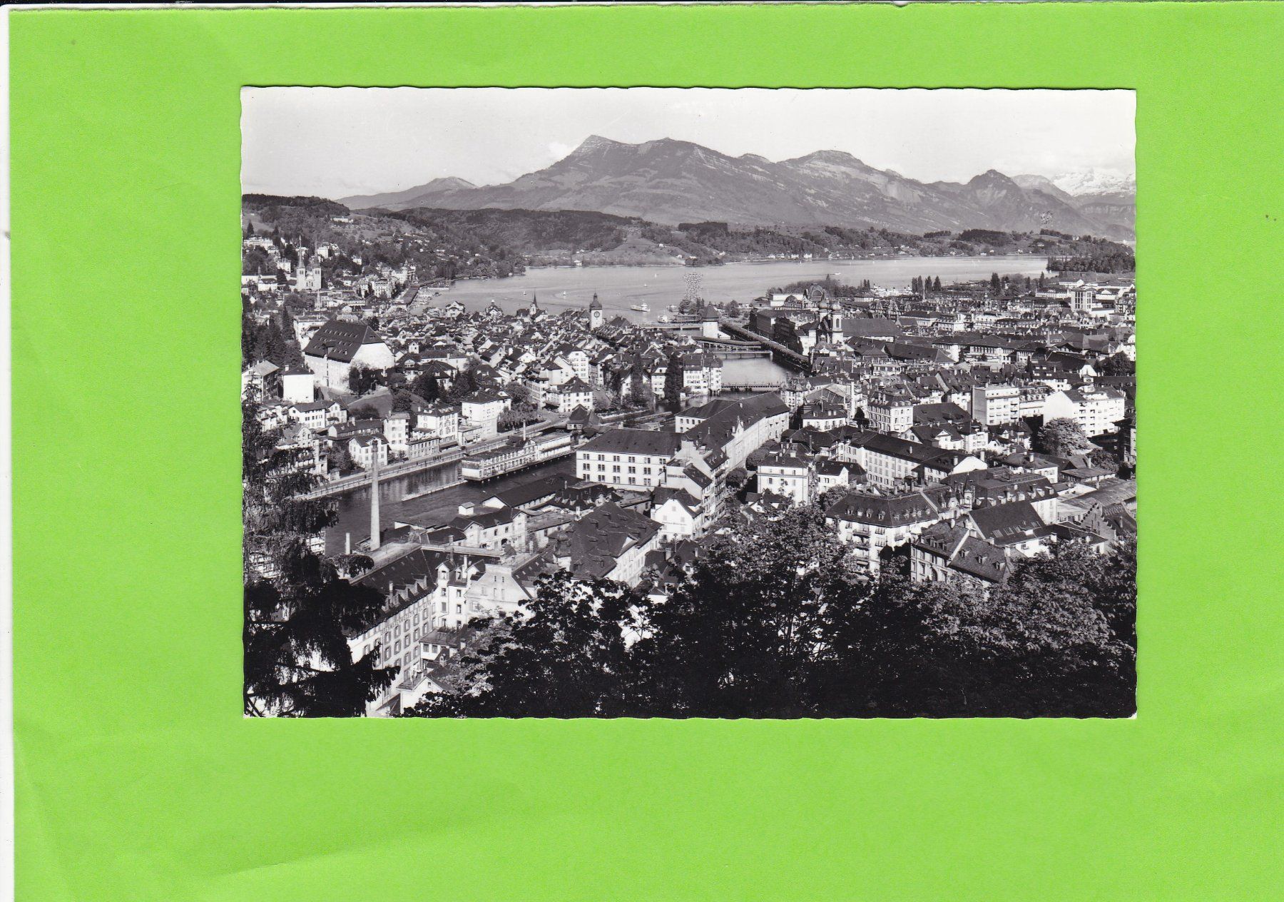 Cartoline postali: Luzern mit Rigi – Usato da St. Peterzell venduto da neckertal