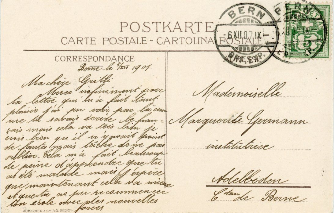 Cartes postales: Bern   BE  -    NYDECK      um  1 9 0 7 – D'occasion à Brig par Valcards54 1