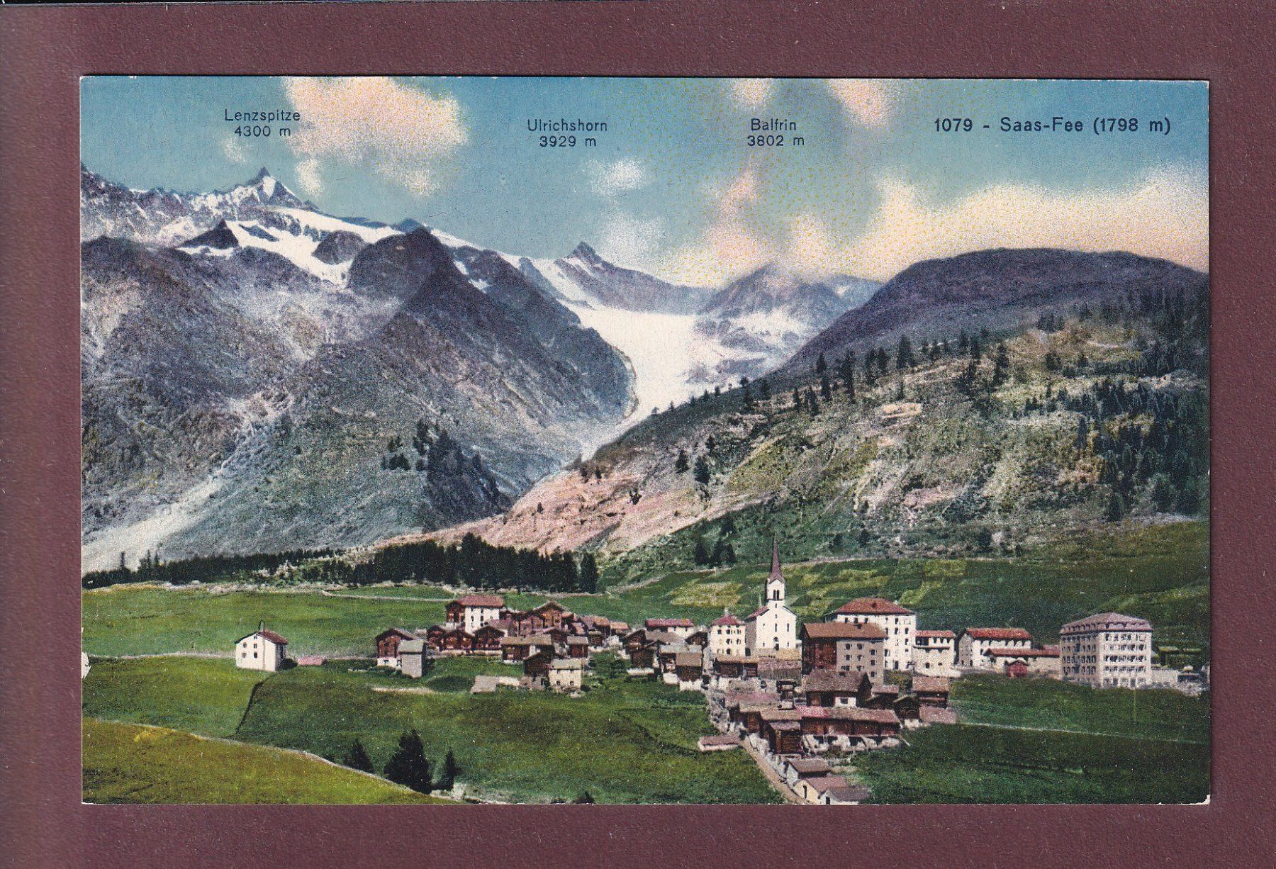 Cartes postales: SAAS-FEE – D'occasion à Pully par nicecards